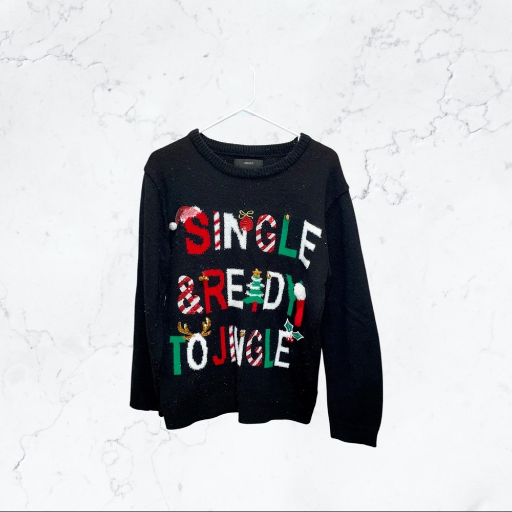 Christmas Sweater // Single & Ready to Jingle